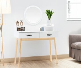 Kosmetinis staliukas Fluxar home FST038, 139x100 cm, baltas kaina ir informacija | Kosmetiniai staliukai | pigu.lt