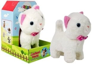 Interaktyvus kačiukas Lean Toys, baltas kaina ir informacija | Žaislai mergaitėms | pigu.lt