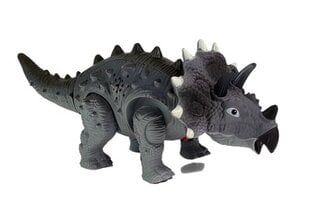 Interaktyvus dinozauras Lean Toys, pilkas kaina ir informacija | Žaislai berniukams | pigu.lt