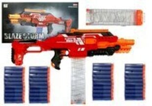 Šautuvas su putplasčio šoviniais, raudonas kaina ir informacija | Žaislai berniukams | pigu.lt