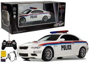 Nuotoliniu būdu valdomas policijos automobilis, 1:18 kaina ir informacija | Žaislai berniukams | pigu.lt