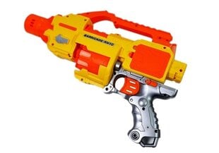 Žaislinis šautuvas su taikiniu ir kulkomis, geltonas цена и информация | Игрушки для мальчиков | pigu.lt