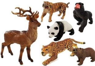 Gyvūnų figūrėlių rinkinys Ucok, įvairių spalvų, 6 vnt. kaina ir informacija | Žaislai berniukams | pigu.lt