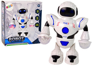 Interaktyvus šokantis robotas Lean Toys, baltas kaina ir informacija | Žaislai berniukams | pigu.lt