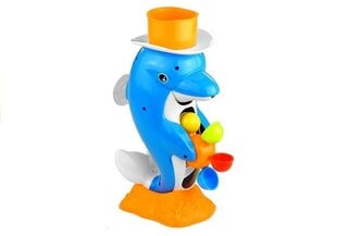 Vonios žaislas Delfinas, įvairių spalvų, 27x12.5x9.5 cm kaina ir informacija | Vandens, smėlio ir paplūdimio žaislai | pigu.lt