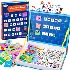 Магнитный пазл - Алфавит цена и информация | Развивающие игрушки | pigu.lt