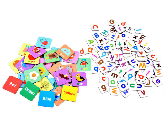 Magnetinė dėlionė Abėcėlė Color Day kaina ir informacija | Lavinamieji žaislai | pigu.lt