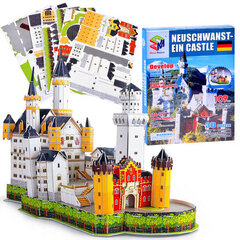 3D dėlionė Noišvanšteino pilis, 109 d. kaina ir informacija | Dėlionės (puzzle) | pigu.lt