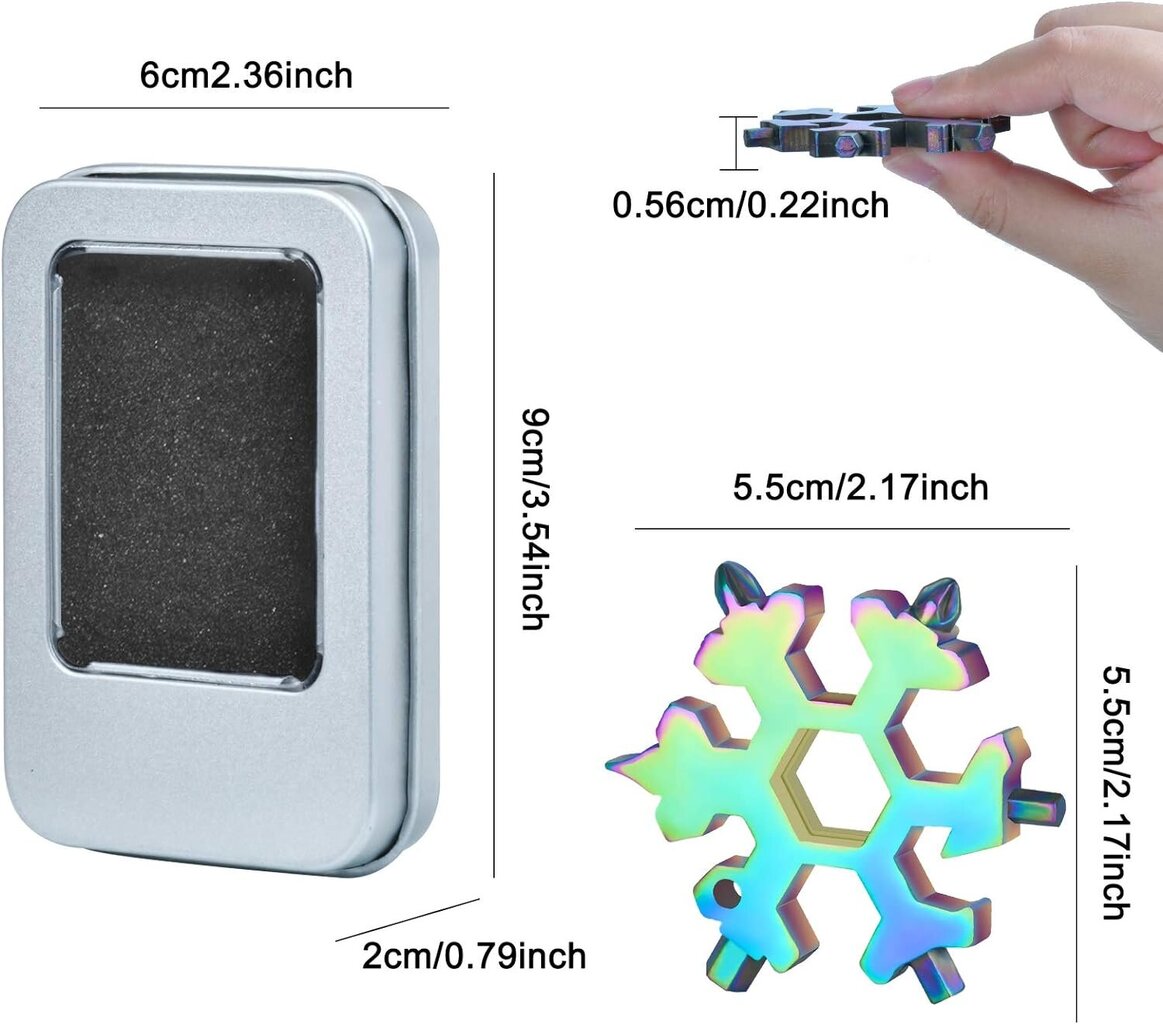 Daugiafunkcinis įrankis dėkle Multitools, pilkas kaina ir informacija | Turistiniai peiliai, daugiafunkciniai įrankiai | pigu.lt