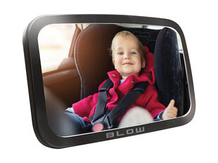 Зеркало для наблюдения за детьми в автомобиле Blow 75 495, черное цена и информация | Аксессуары для автокресел | pigu.lt
