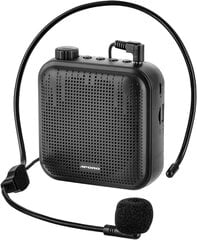 Усилитель голоса Aporo T15 с микрофоном цена и информация | Микрофоны | pigu.lt