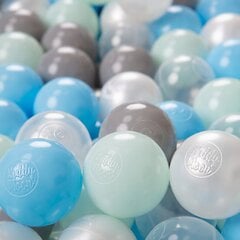 Plastikiniai kamuoliukai baseinui KiddyMoon, 200 vnt ∅ 6cm цена и информация | Игрушки для малышей | pigu.lt