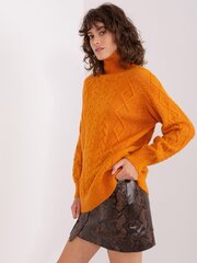 Megztinis moterims AT-SW-2355-2.19P, oranžinis kaina ir informacija | Megztiniai moterims | pigu.lt