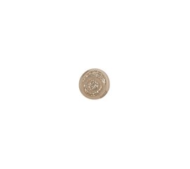 Пуговица пластиковая белая круглая с блестками 13 мм. цена и информация | Siuvimo reikmenys | pigu.lt