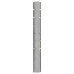 Gabiono tvoros stulpas, sidabrinis, 180cm, plienas kaina ir informacija | Tvoros ir jų priedai | pigu.lt