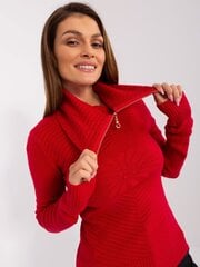 Megztinis moterims 838752122, raudonas kaina ir informacija | Megztiniai moterims | pigu.lt