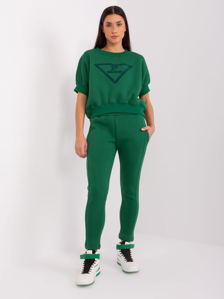 Laisvalaikio kostiumas moterims 404380167, žalias цена и информация | Sportinė apranga moterims | pigu.lt