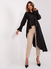 Marškiniai moterims 111348103, juodi цена и информация | Женские блузки, рубашки | pigu.lt