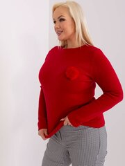 Megztinis moterims 584920227, raudonas kaina ir informacija | Megztiniai moterims | pigu.lt