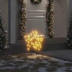 Šviečianti kalėdinė dekoracija Žvaigždės su smaigais, 3 vnt. kaina ir informacija | Kalėdinės dekoracijos | pigu.lt