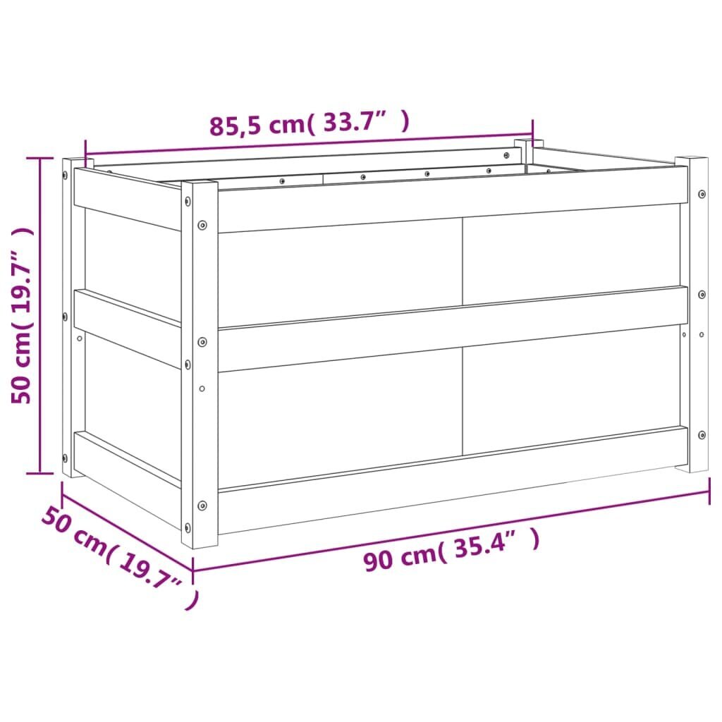 Sodo loveliai, 2 vnt, 90x50x50 cm kaina ir informacija | Loveliai | pigu.lt