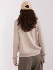 Megztinis moterims AT-SW-2340.43, smėlio spalvos цена и информация | Женские кофты | pigu.lt