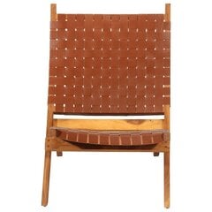 Sulankstoma poilsio kėdė, ruda цена и информация | Туристическая мебель | pigu.lt