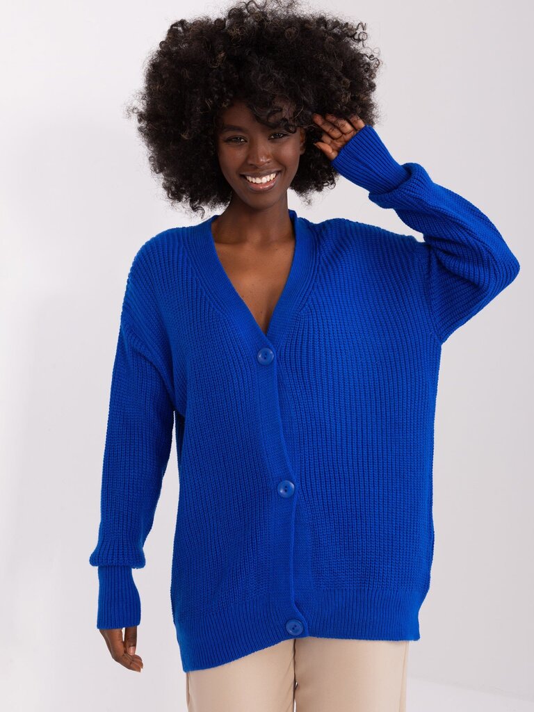 Megztinis moterims 035088618, mėlynas kaina ir informacija | Megztiniai moterims | pigu.lt