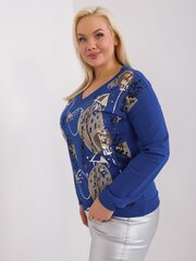 Megztinis moterims 540939134, mėlynas цена и информация | Свитера женские | pigu.lt
