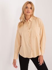 Marškiniai moterims 242958028, smėlio spalvos цена и информация | Женские блузки, рубашки | pigu.lt