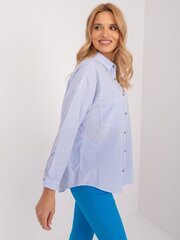 Marškiniai moterims 956631380, mėlyni kaina ir informacija | Palaidinės, marškiniai moterims | pigu.lt