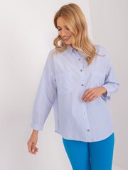 Marškiniai moterims 956631380, mėlyni kaina ir informacija | Palaidinės, marškiniai moterims | pigu.lt