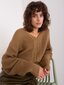 Megztinis moterims 396024323, smėlio spalvos kaina ir informacija | Megztiniai moterims | pigu.lt