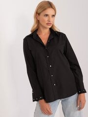 Marškiniai moterims 844411130, juodi kaina ir informacija | Palaidinės, marškiniai moterims | pigu.lt