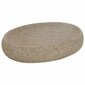 Praustuvas ant stalviršio smėlio 59x40x15cm keramika ovalus kaina ir informacija | Praustuvai | pigu.lt