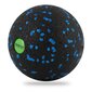 Jogos kamuolys Neo-Sport NS-965, 8 cm, juodas/mėlynas kaina ir informacija | Jogos prekės | pigu.lt