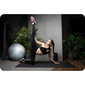 Gimnastikos kamuolys su pompa Neo Sport NS-952, 75 cm, pilkas kaina ir informacija | Gimnastikos kamuoliai | pigu.lt