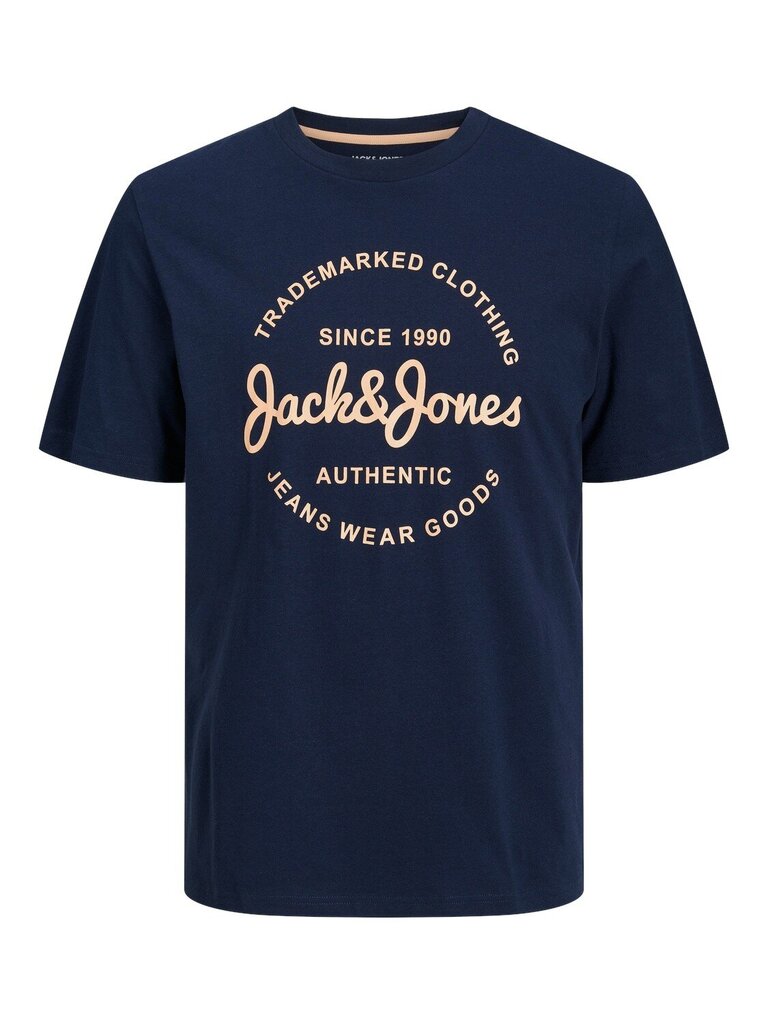 Marškinėliai berniukams Jack & Jones, mėlyni kaina ir informacija | Marškinėliai berniukams | pigu.lt