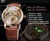 Vyriškas Laikrodis Winner 495 kaina ir informacija | Vyriški laikrodžiai | pigu.lt