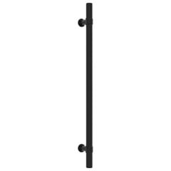 Spintelės rankenėlė vidaXL, 224 mm, juoda цена и информация | Ручки для мебели | pigu.lt