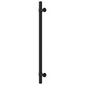 Spintelės rankenėlė vidaXL, 224 mm, juoda цена и информация | Baldų rankenėlės | pigu.lt