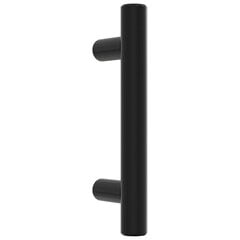 Spintelės rankenėlė vidaXL, 64 mm, juoda цена и информация | Ручки для мебели | pigu.lt