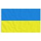 Ukrainos vėliava su stiebu, 6,23 m kaina ir informacija | Vėliavos ir jų priedai | pigu.lt