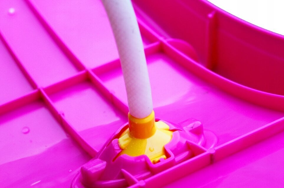 Čiuožykla vaikams su vandens purškimo funkcija Keny Toys, rožinė kaina ir informacija | Čiuožyklos, laipiojimo kopetėlės | pigu.lt