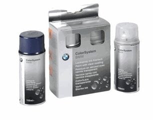 BMW dažų purškimo rinkinys 2 x 150 ml Titan Silver Metallic 51911052566 Originalus kaina ir informacija | Auto reikmenys | pigu.lt