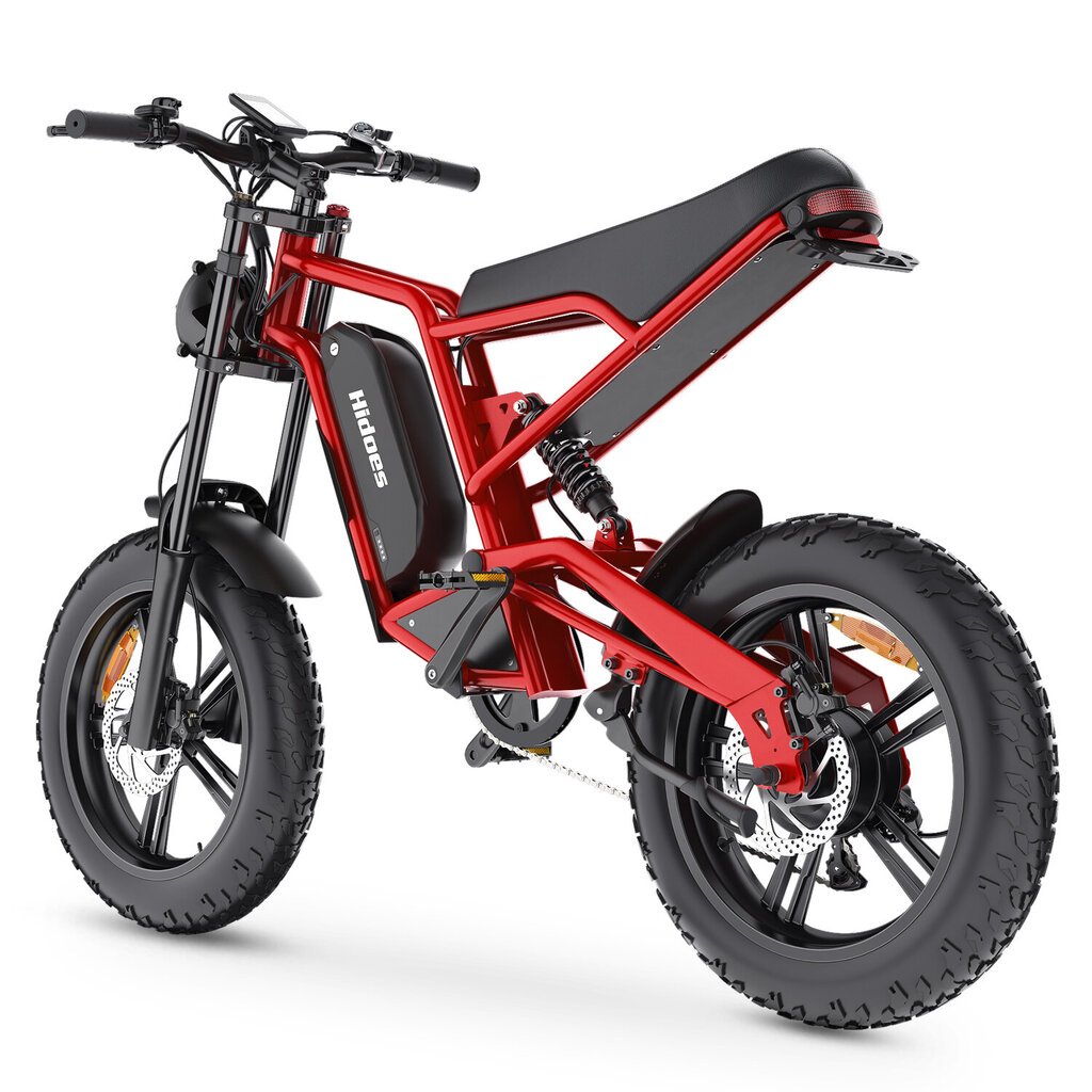 Elektrinis dviratis Hidoes B6, 20", raudonas kaina ir informacija | Elektriniai dviračiai | pigu.lt