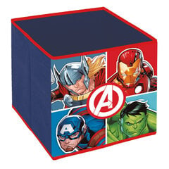 Ящик для хранения Avengers, 33x33x33 см цена и информация | Тумба с ящиками Versa | pigu.lt