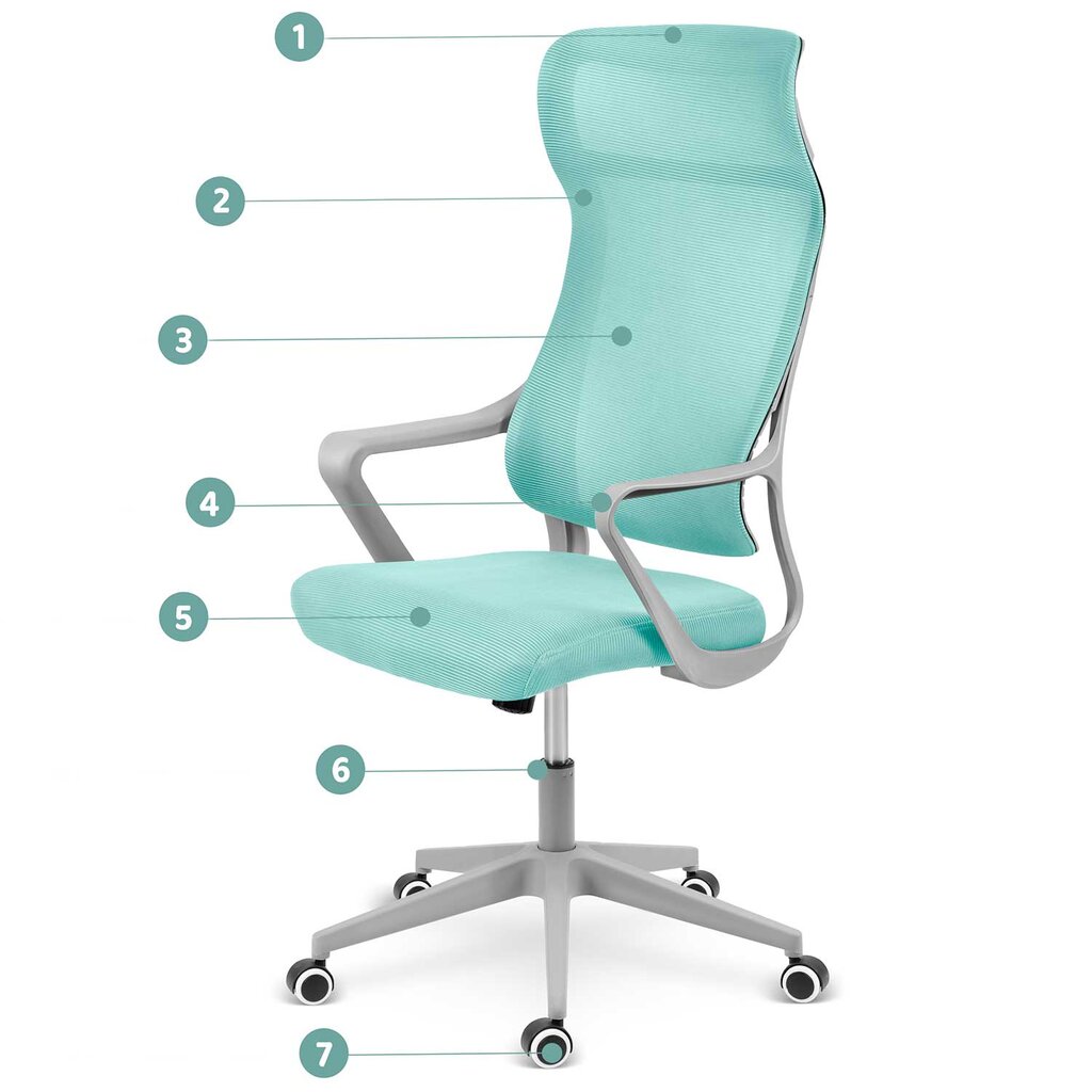 Ofiso kedė, Sofotel Labi, žalia цена и информация | Biuro kėdės | pigu.lt