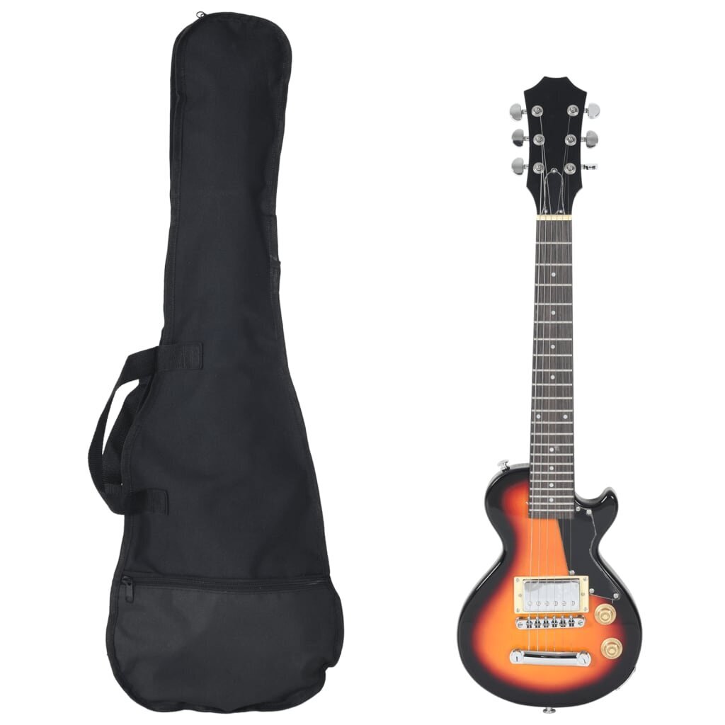 Elektrinė gitara su dėklu VidaXL 3/4 30 kaina ir informacija | Gitaros | pigu.lt