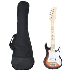 Elektrinė gitara su dėklu VidaXL 3/4 30 kaina ir informacija | Gitaros | pigu.lt